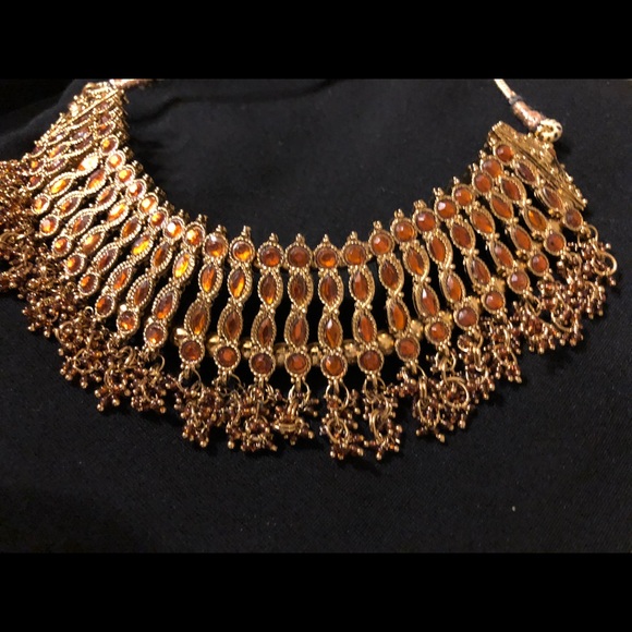 Salwar Kameez Jewelry - 💥 Indian Bollywood statement necklace 💥